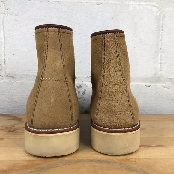 Red Wing Shoes Womens 9.5B Classic Moc Boots 2nds - Picture 5 of 14